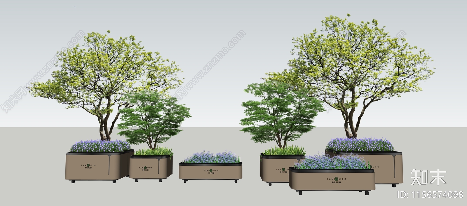 户外组合花箱SU模型下载【ID:1156574098】