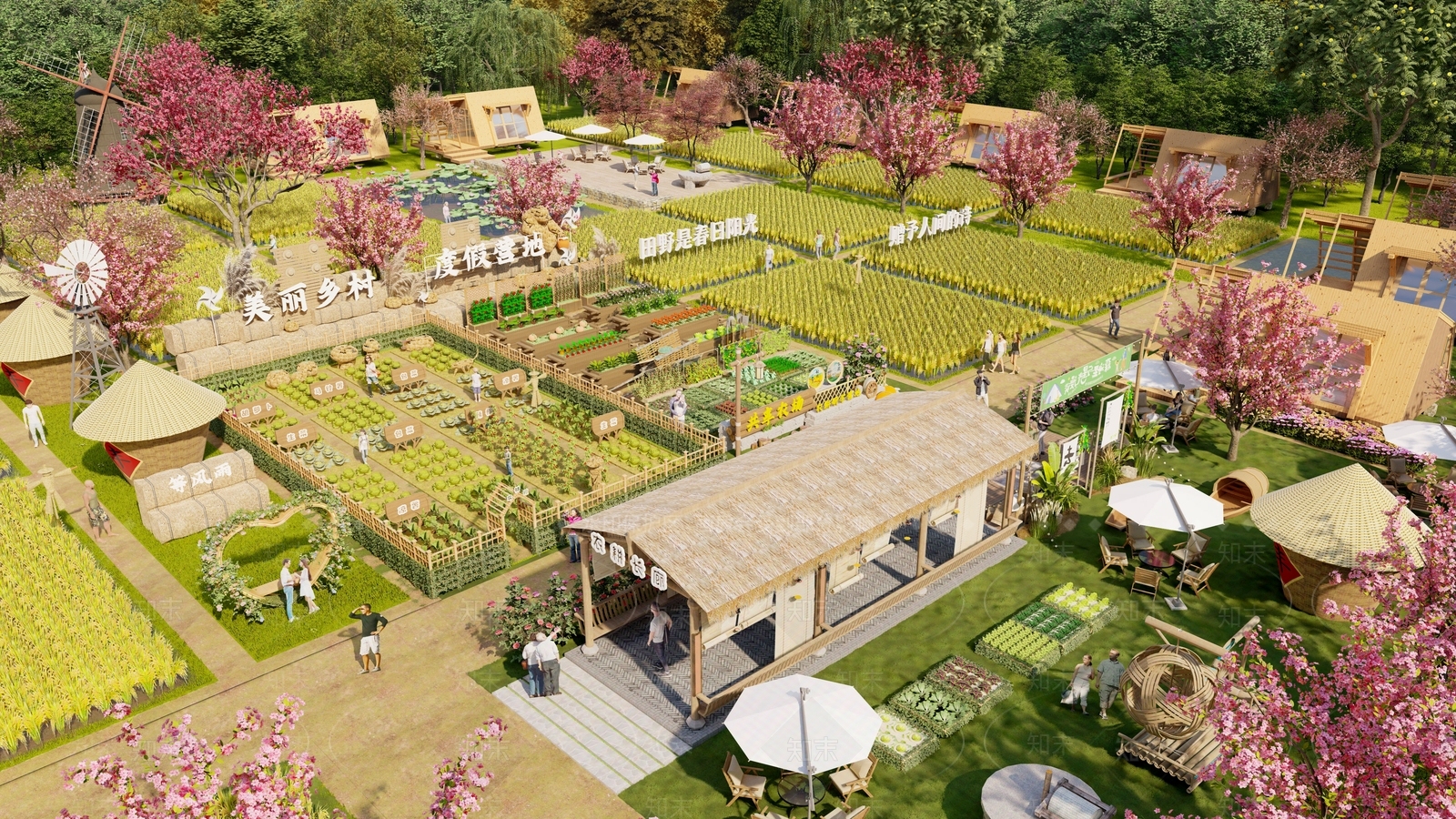 现代乡村共享农场SU模型下载【ID:1156588539】