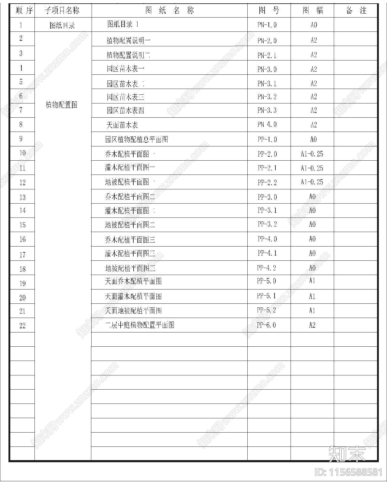 疗养医院建设项目绿化图cad施工图下载【ID:1156588581】