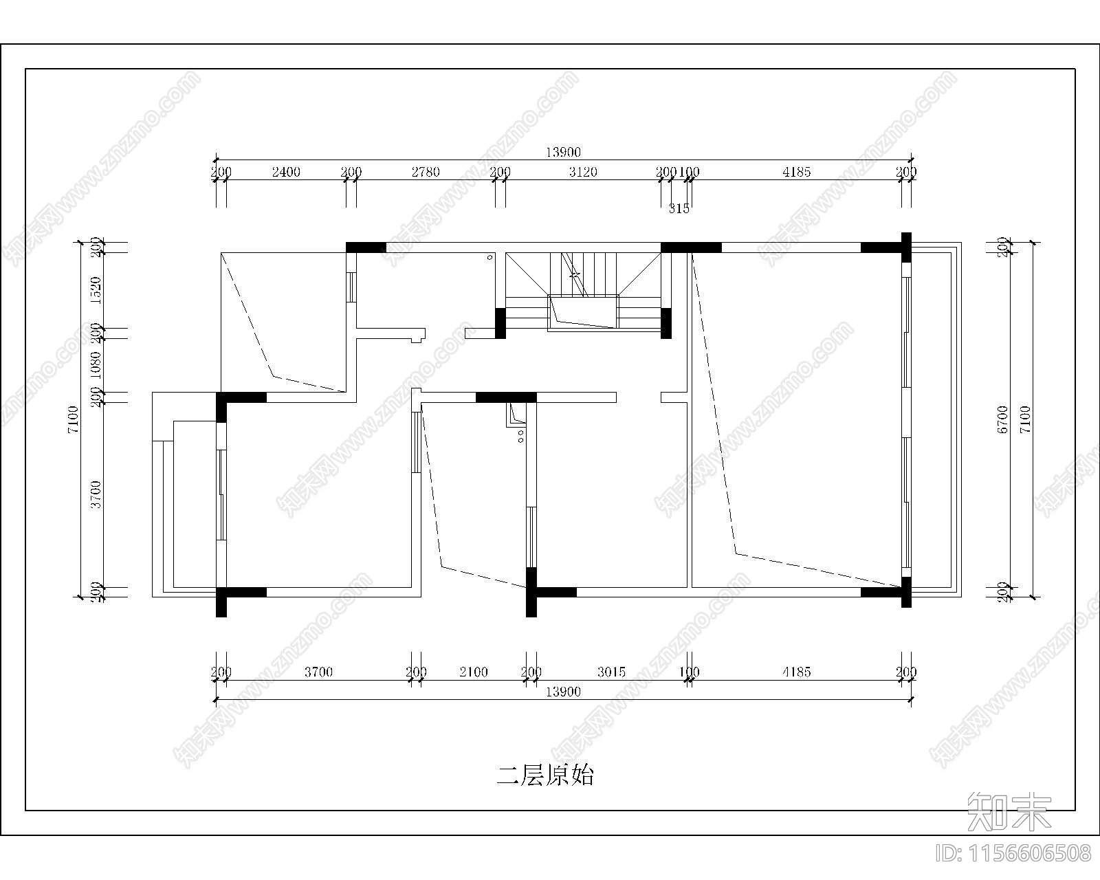 540m²别墅设计含花园概念方案cad施工图下载【ID:1156606508】