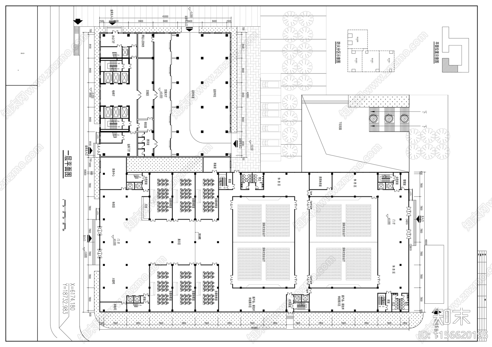 企业超高层办公产业园区建筑设cad施工图下载【ID:1156620195】