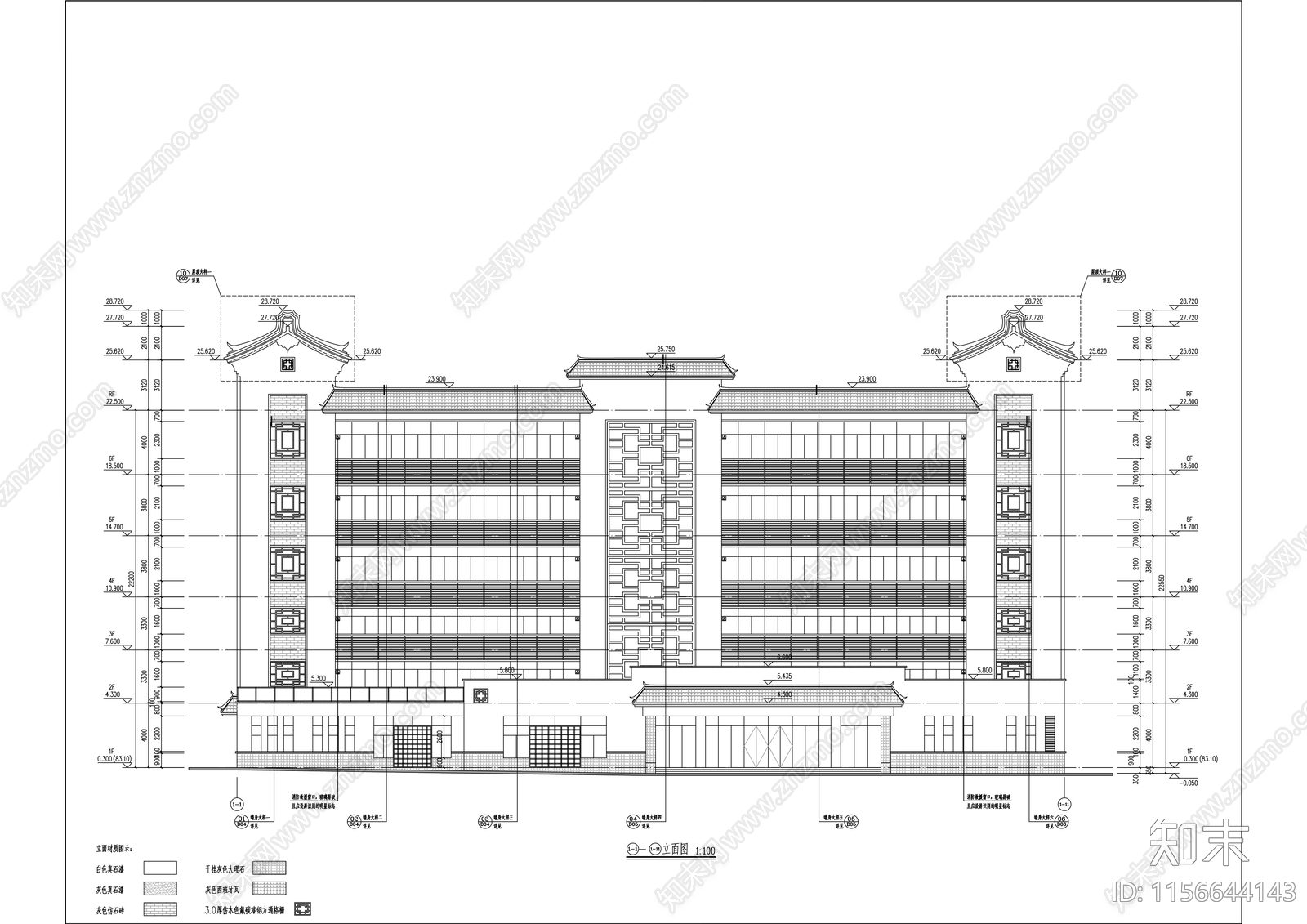 疾病预防控制中心实验cad施工图下载【ID:1156644143】