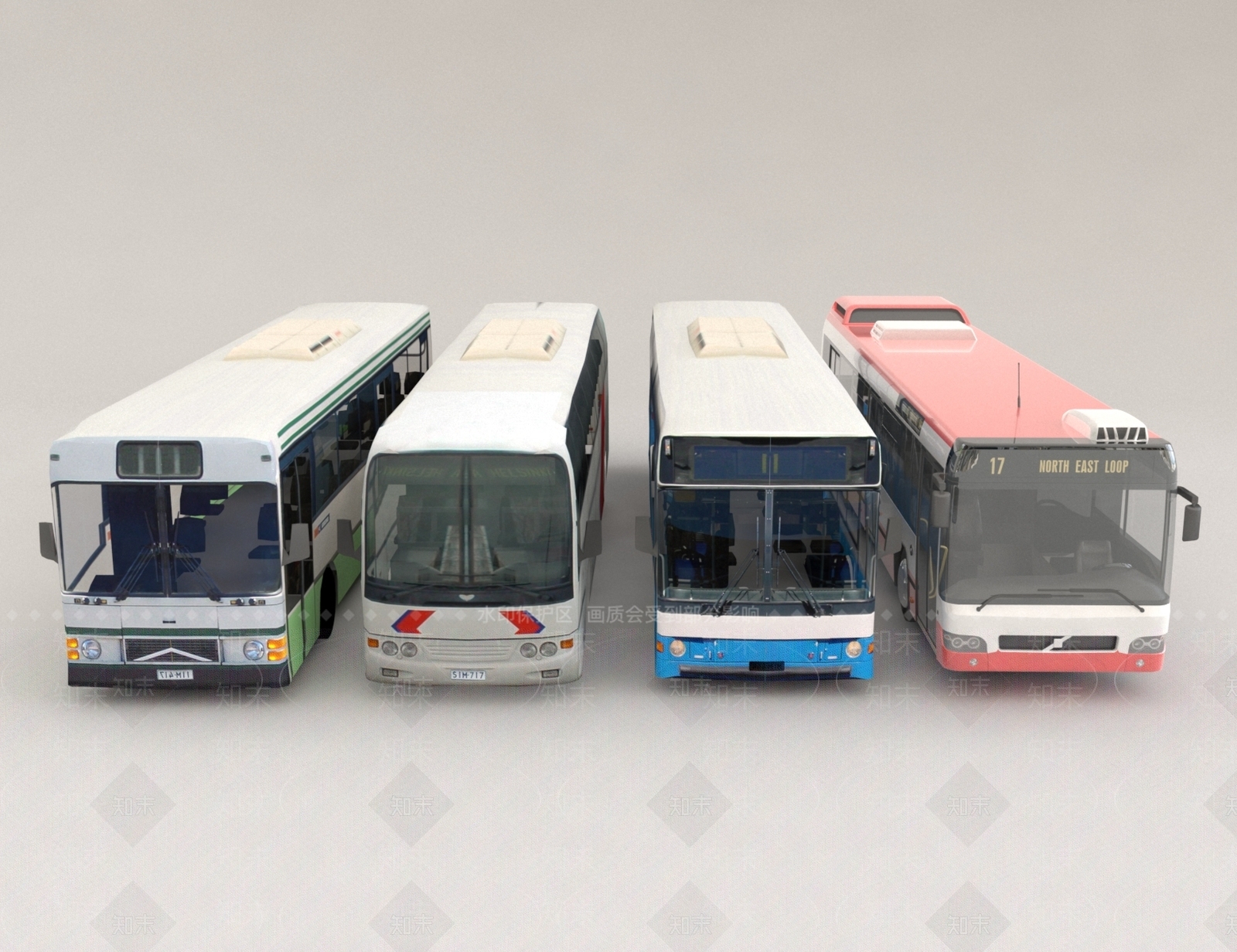 汽车3D模型渲染效果图