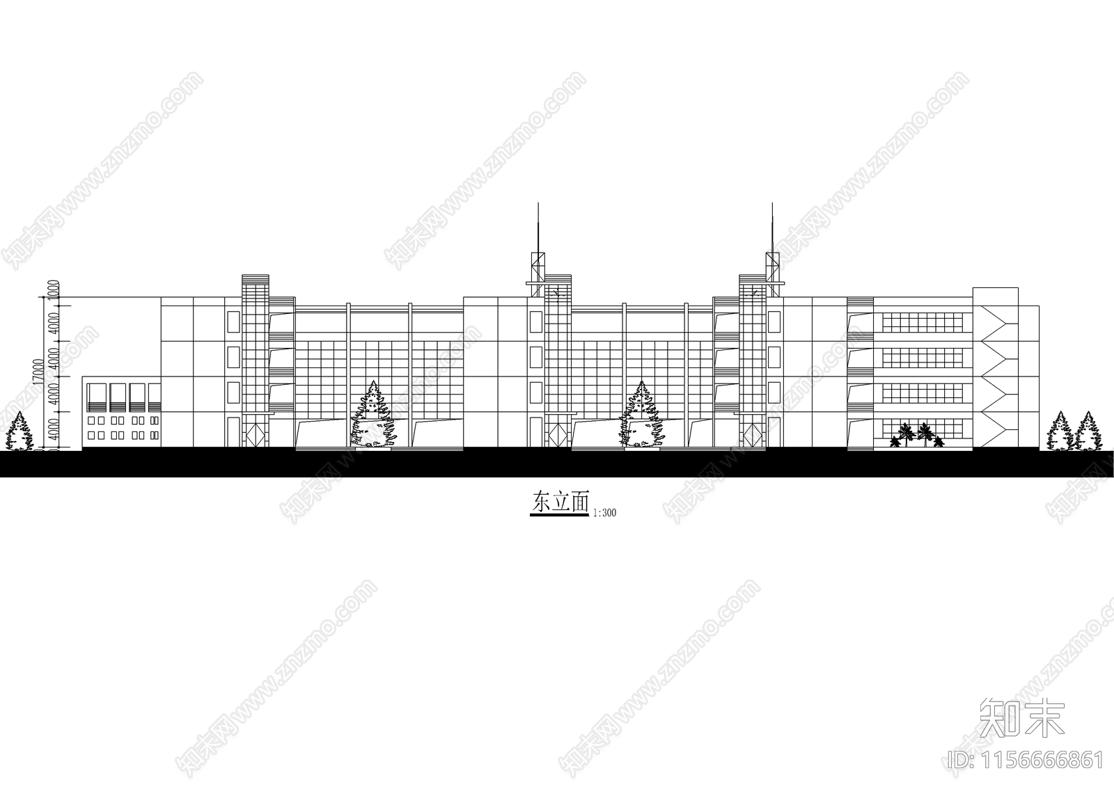 小学教学楼设计图纸施工图下载【ID:1156666861】