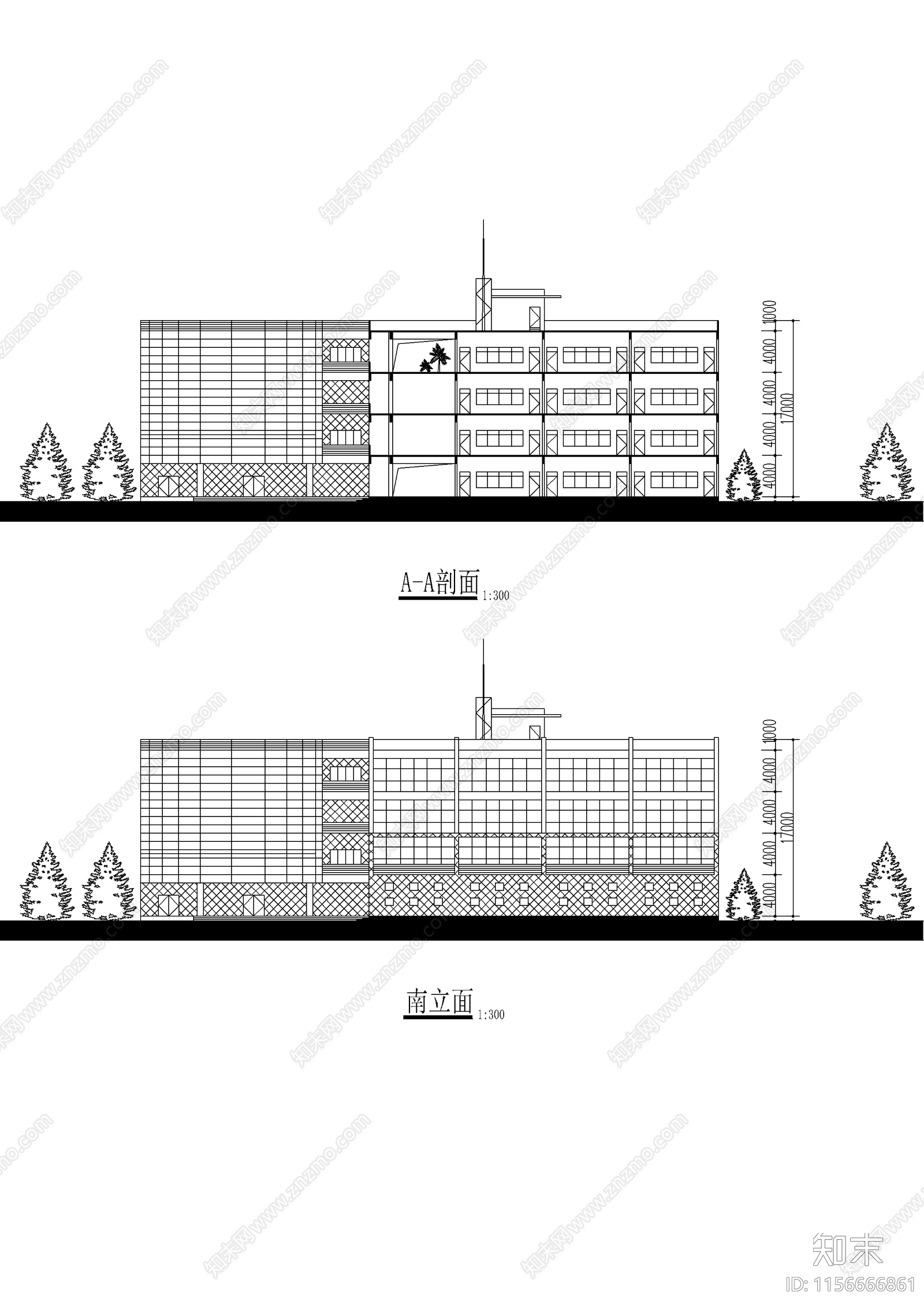 小学教学楼设计图纸施工图下载【ID:1156666861】