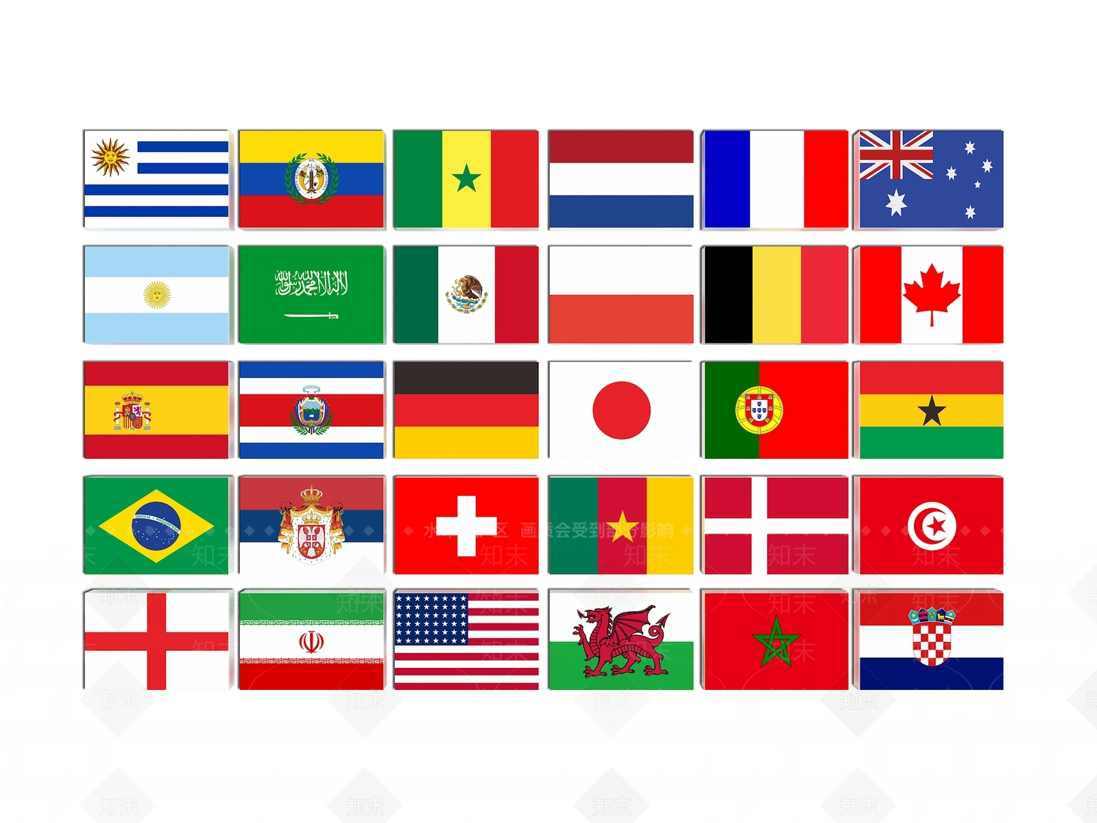 国旗3D模型下载【ID:1156668379】