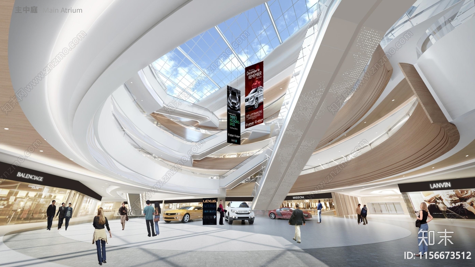 现代青岛万象城购物中心设计方案下载【ID:1156673512】
