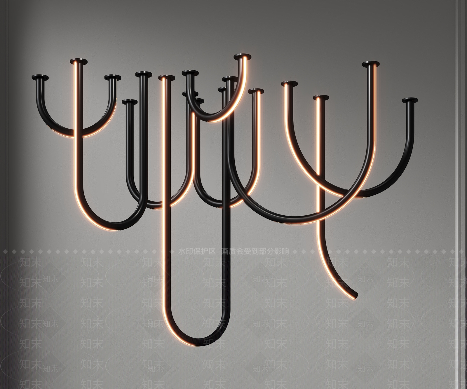 工业风吊灯3D模型下载【ID:1156676465】