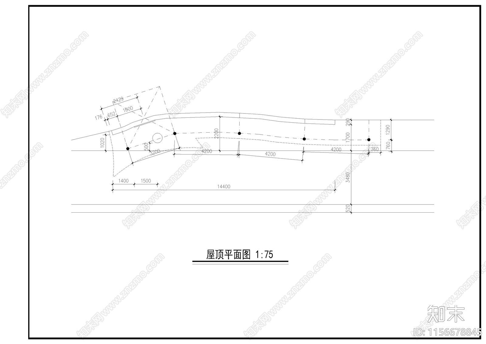 廊架cad施工图下载【ID:1156678845】