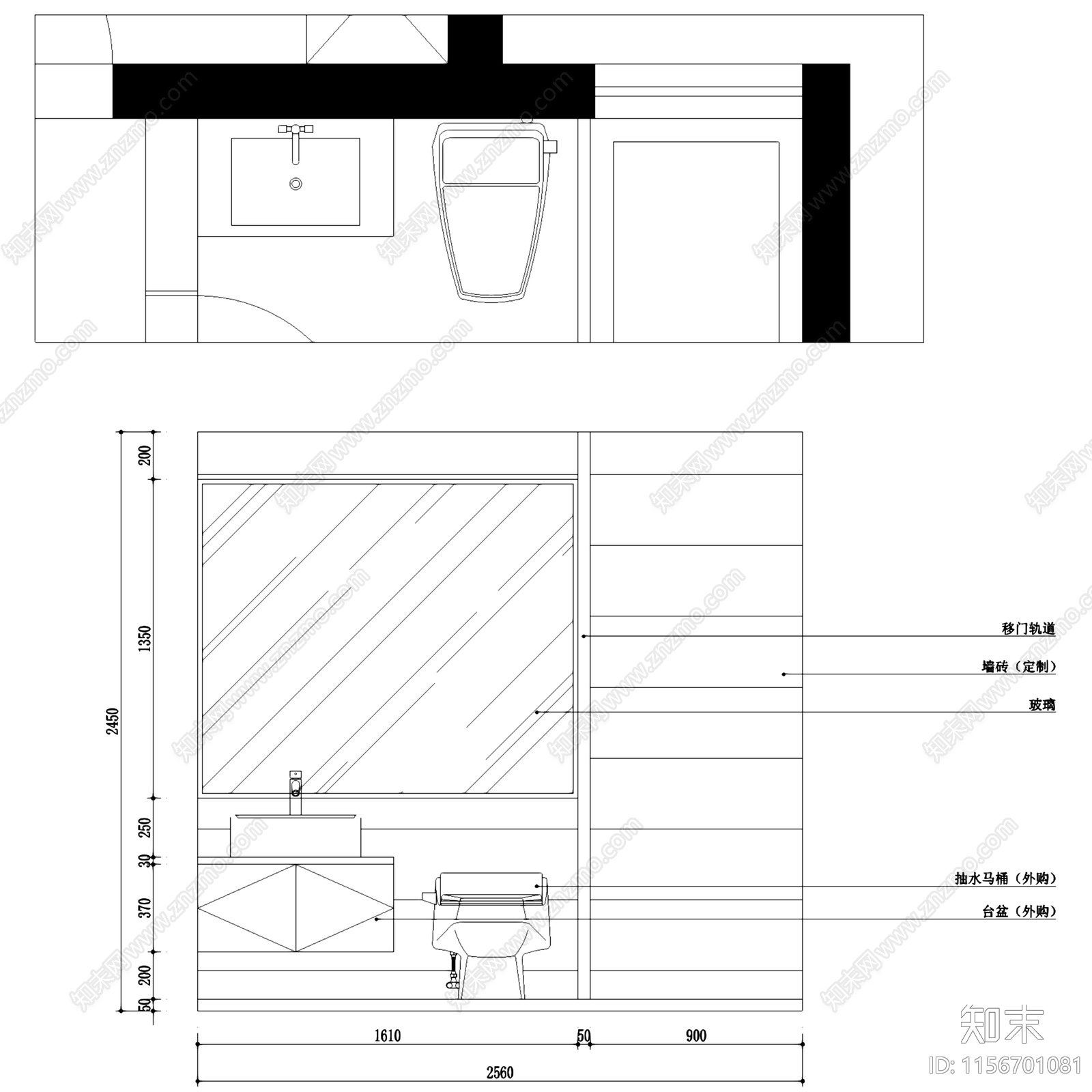 北欧现代公园天下平层无主灯室内家装cad施工图下载【ID:1156701081】