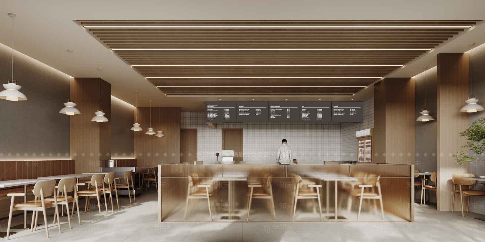 现代餐厅3D模型下载【ID:1156709906】