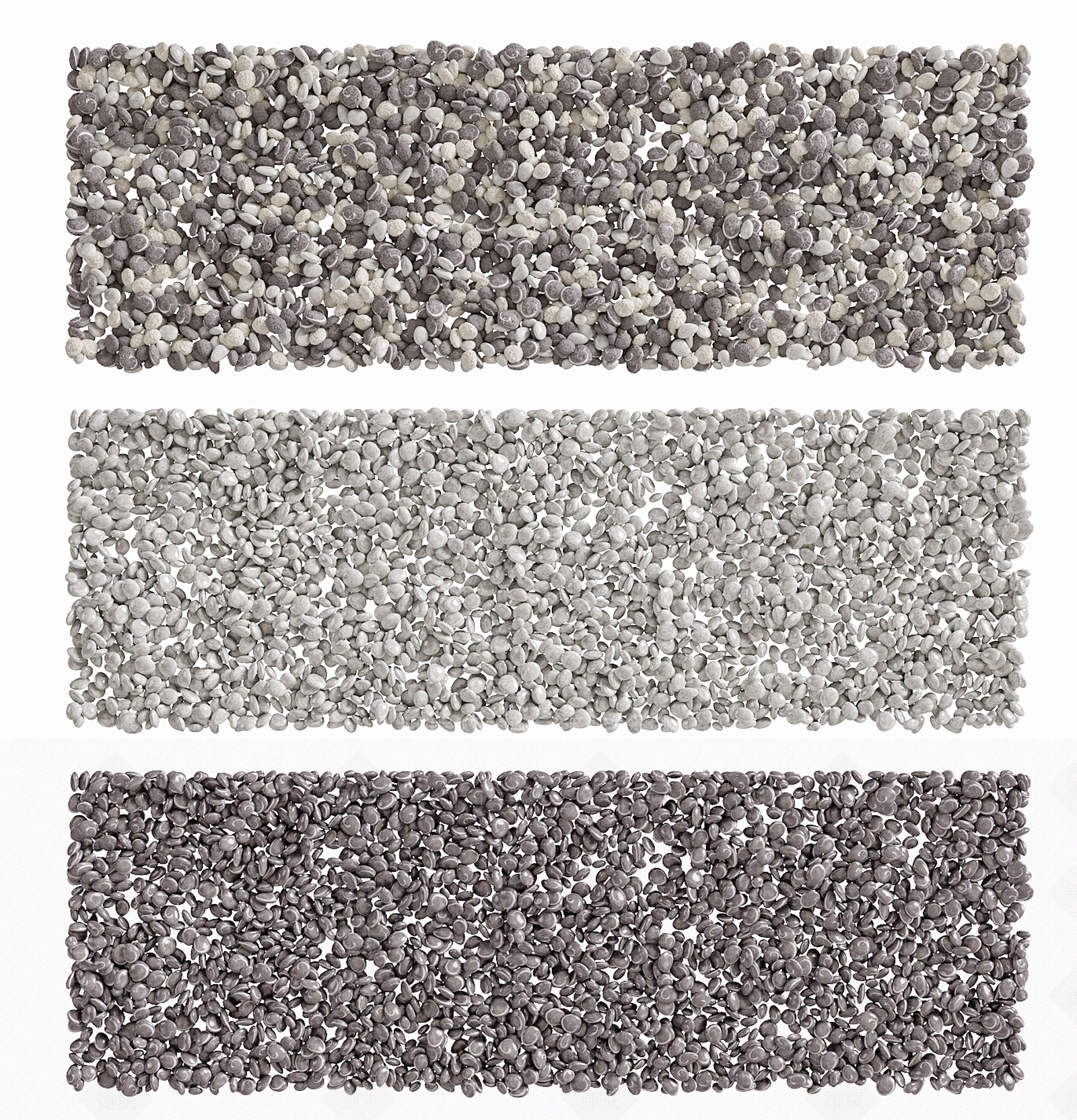 现代景观鹅卵石SU模型下载【ID:1156712768】