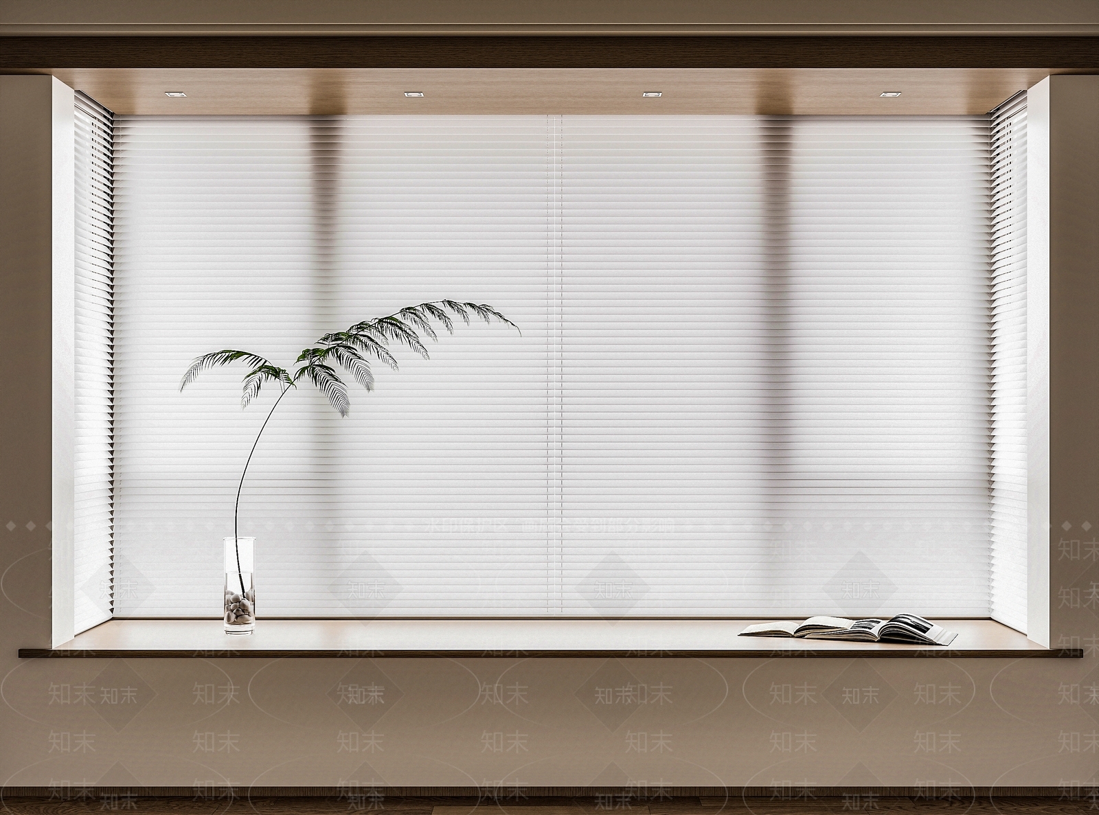 现代百叶帘SU模型下载【ID:1156715763】