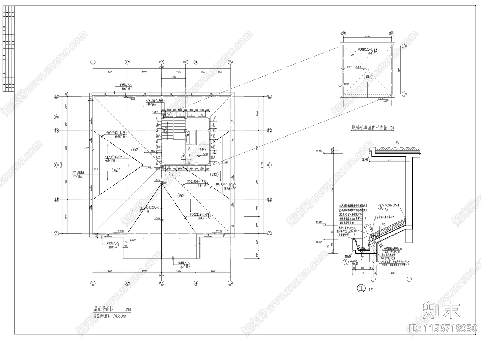 三层保健休闲活动中心建筑cad施工图下载【ID:1156718950】