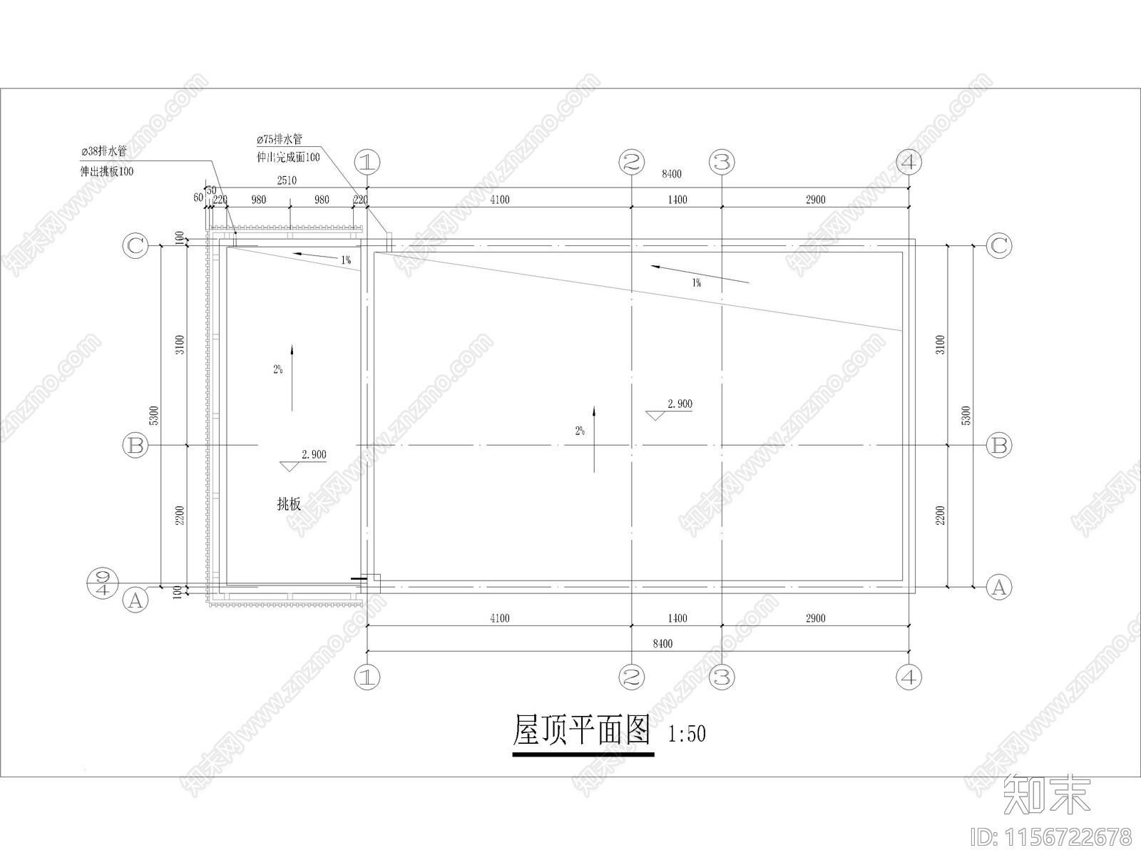 荷塘月色塘景公厕建筑结构给排水cad施工图下载【ID:1156722678】