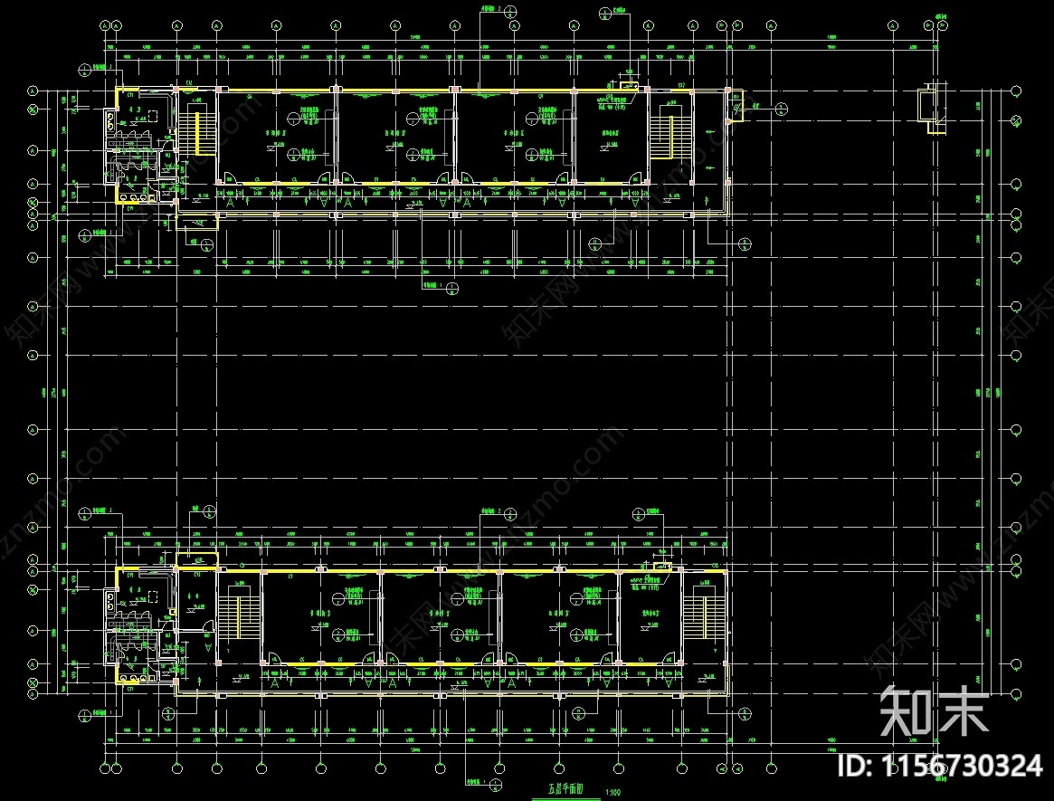 学校教学楼图纸cad施工图下载【ID:1156730324】