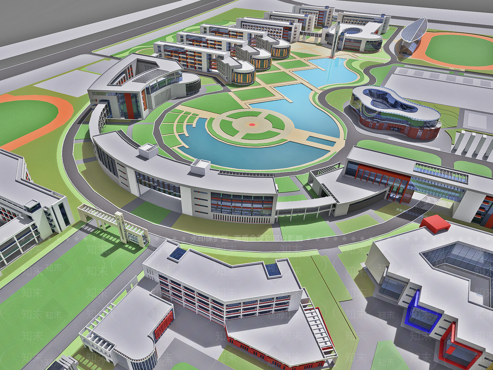 现代大学SU模型下载【ID:1156731531】