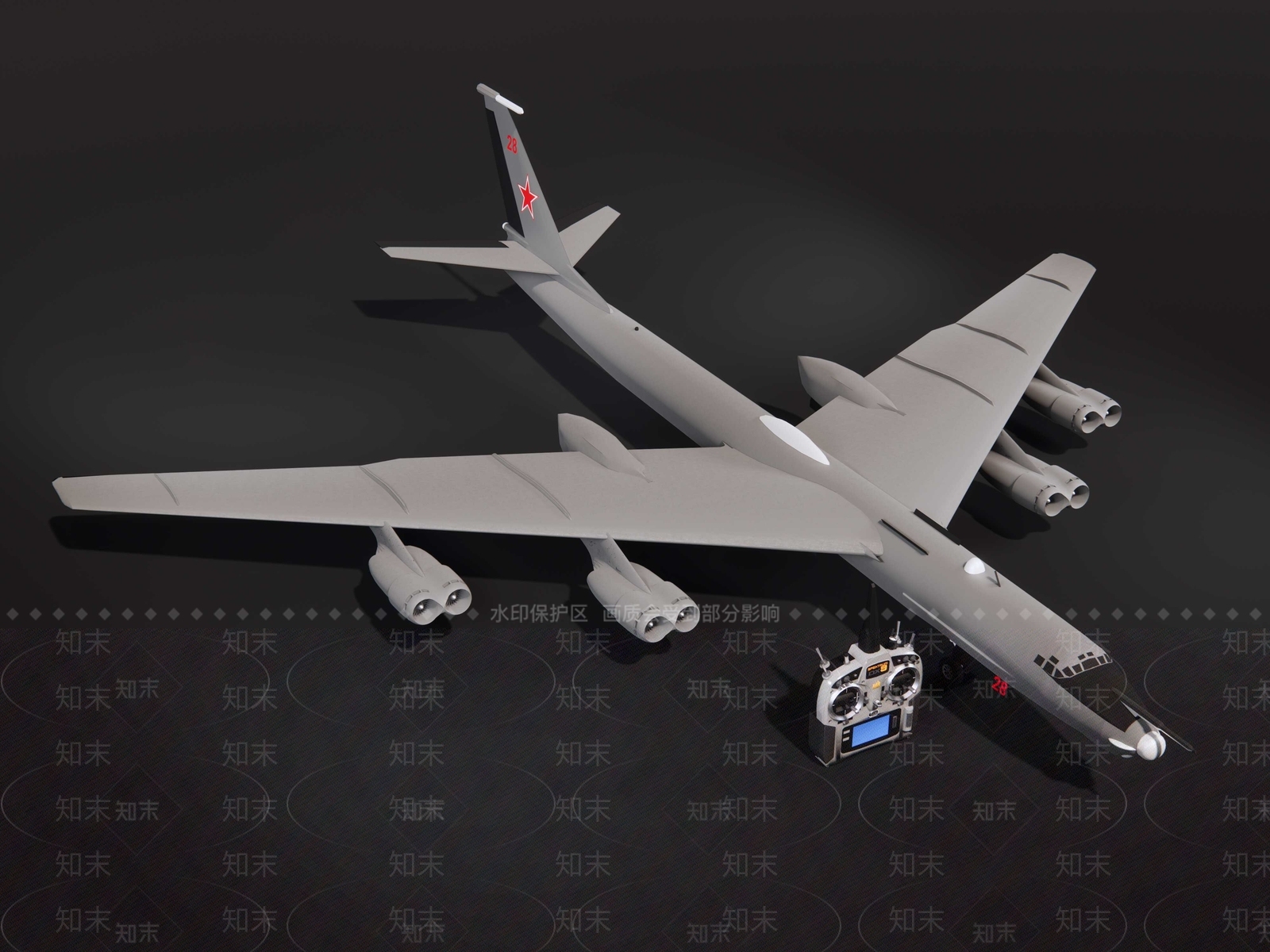 现代95遥控飞机SU模型下载【ID:1156733716】
