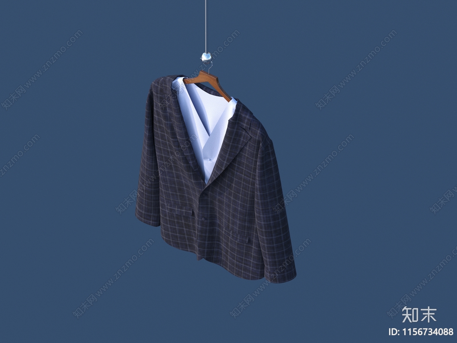 西服3D模型下载【ID:1156734088】