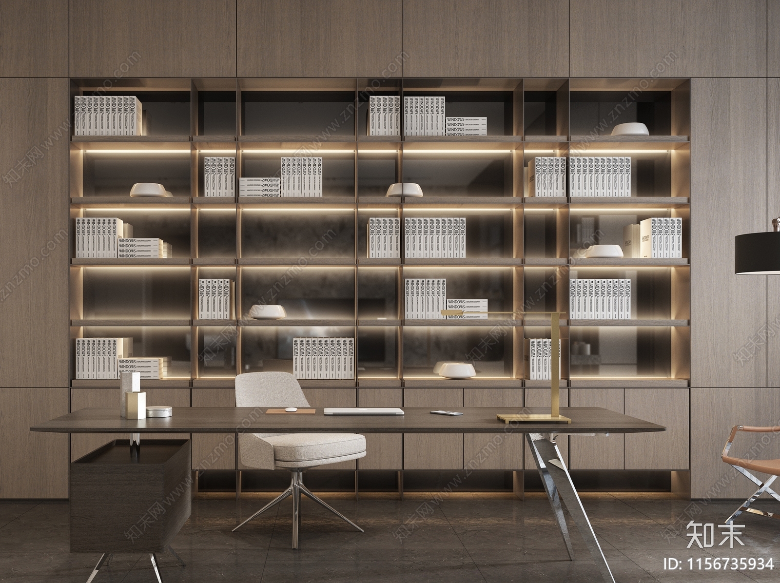 金属玻璃书柜书架节点图施工图下载【ID:1156735934】