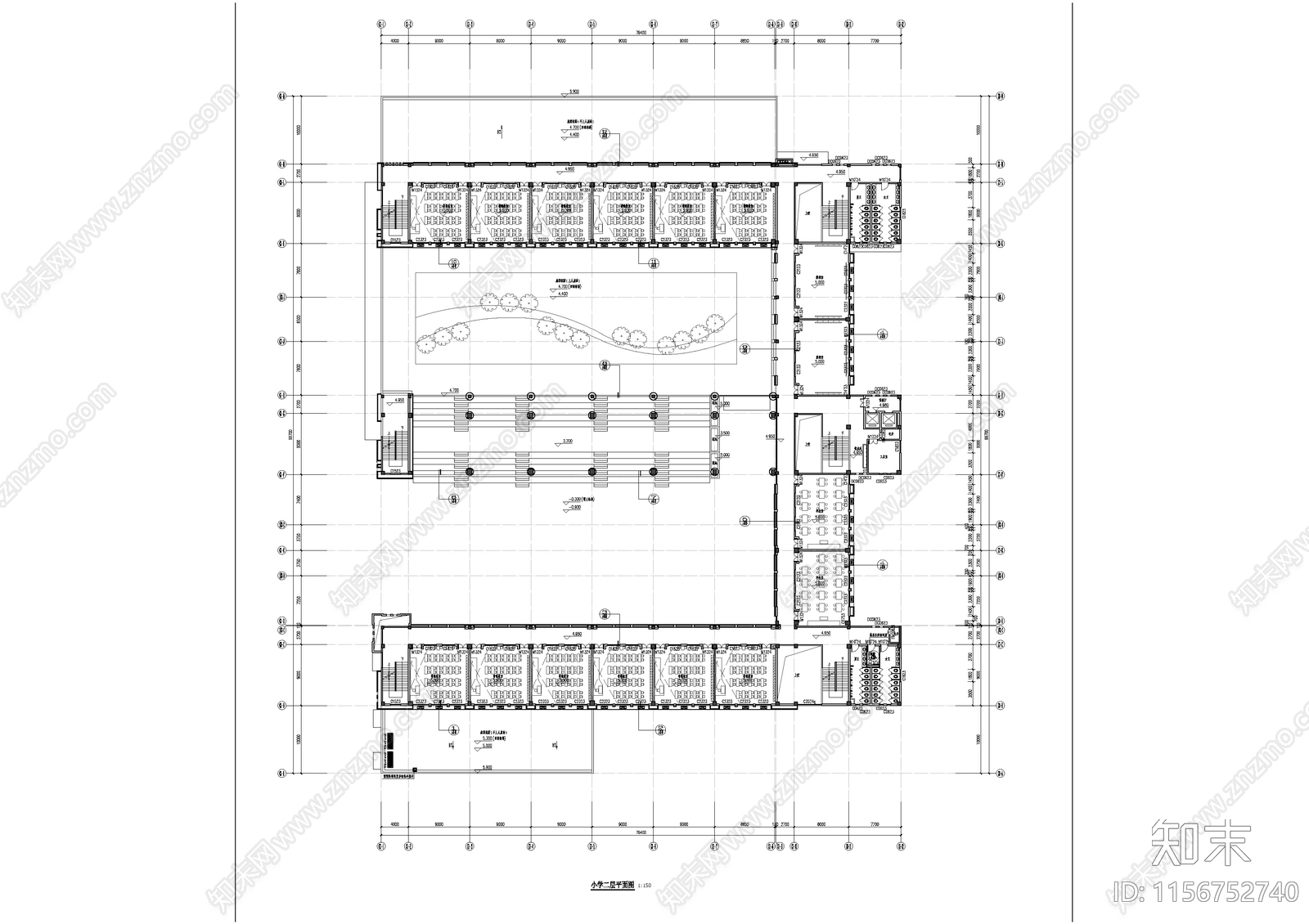 小学教学综合楼施工图下载【ID:1156752740】