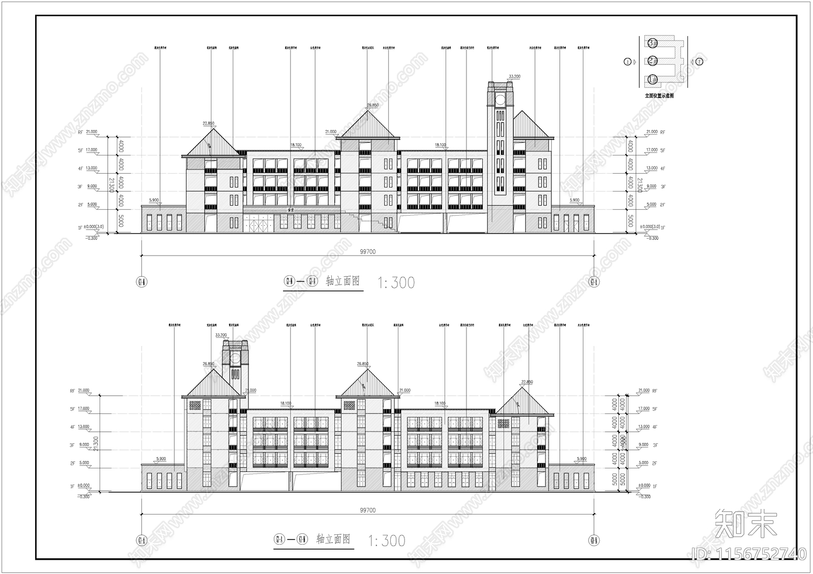 小学教学综合楼施工图下载【ID:1156752740】