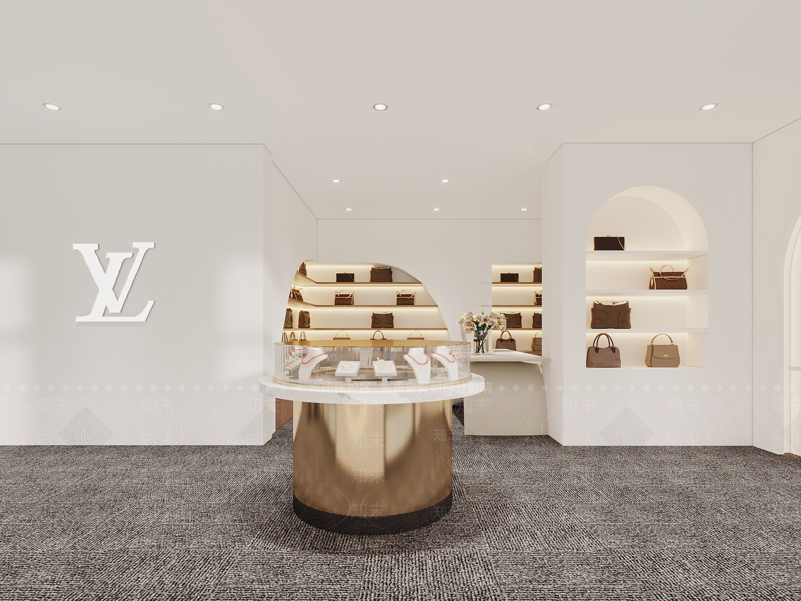 现代包包店3D模型下载【ID:1156758439】