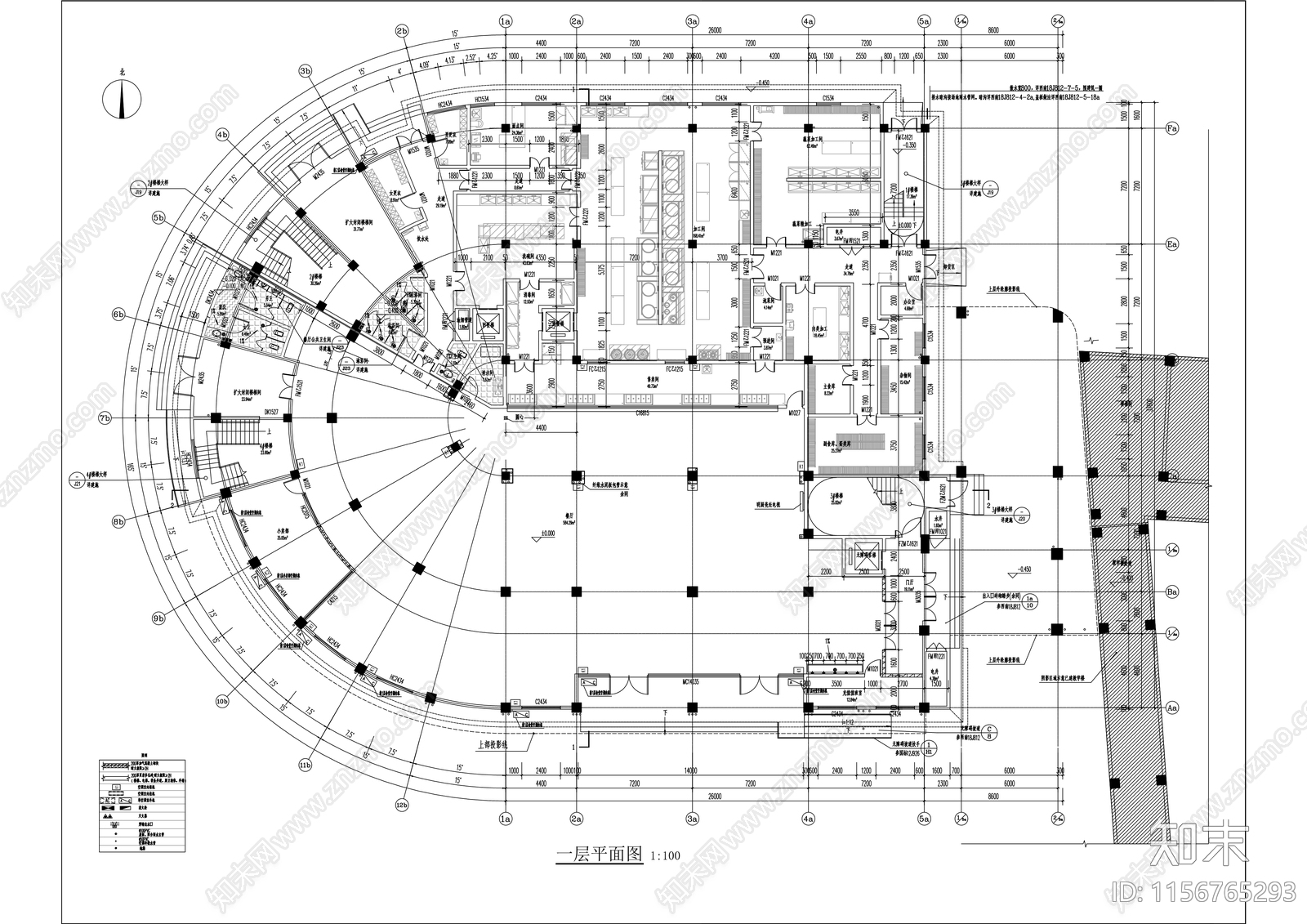 食堂学生公寓楼改扩建工程施工图下载【ID:1156765293】