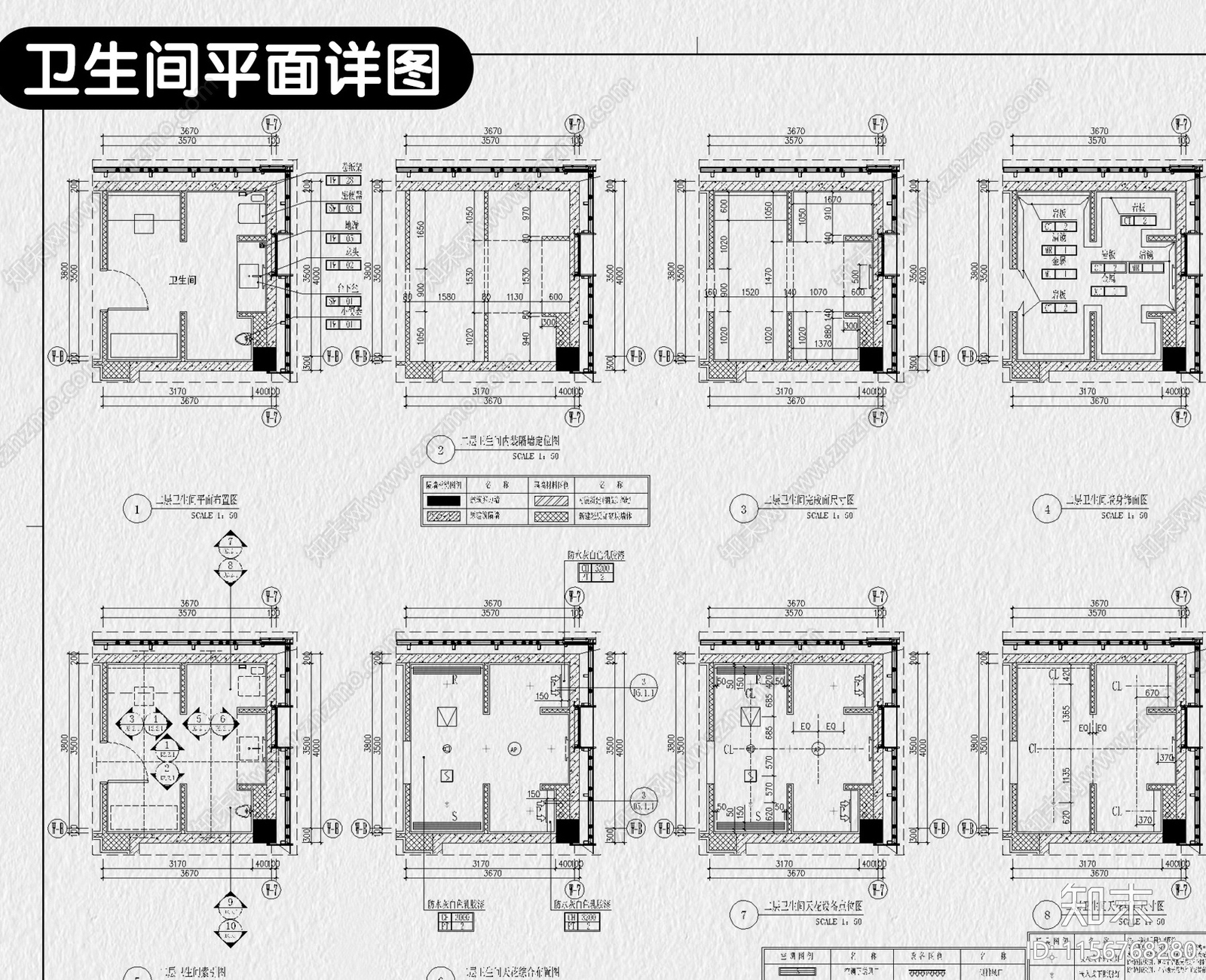 禅意会所装修设计cad施工图下载【ID:1156768280】