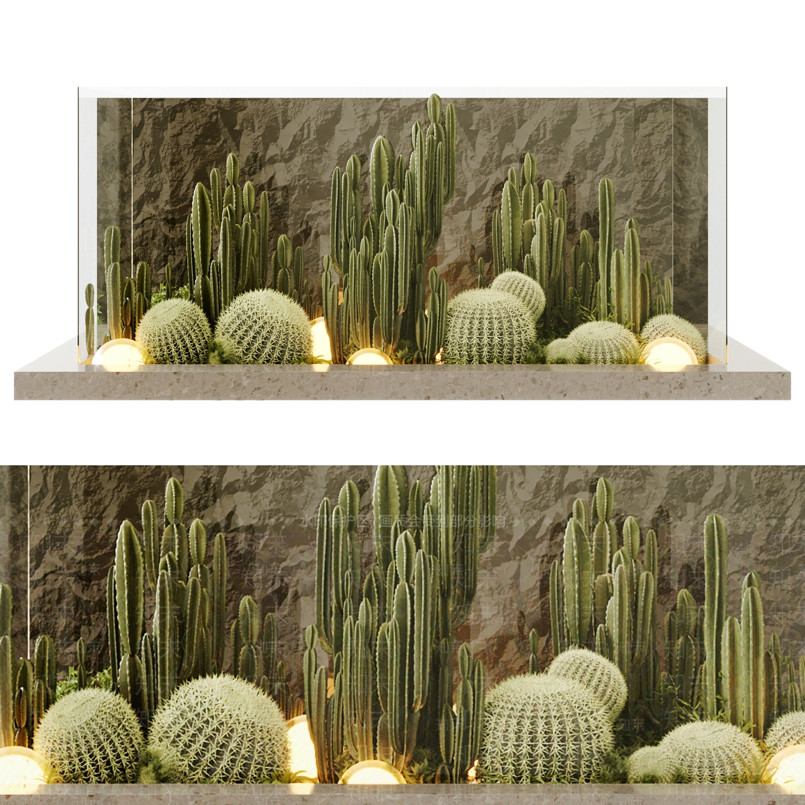 绿植仙人掌3D模型下载【ID:1157002187】