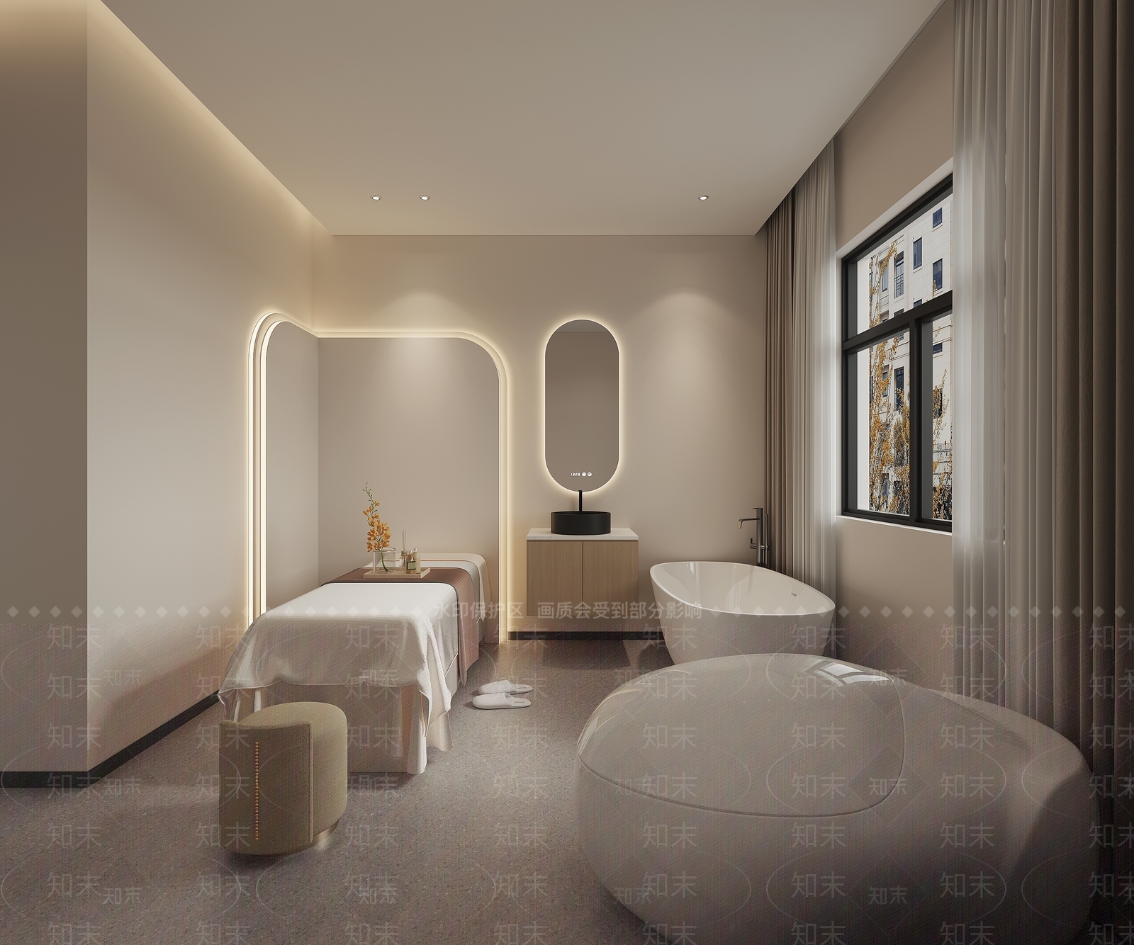 现代美容院3D模型下载【ID:1156772726】