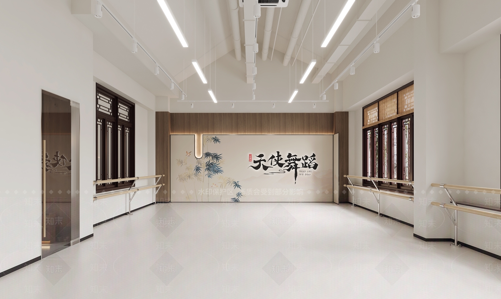 新中式舞蹈教室3D模型下载【ID:1156778591】
