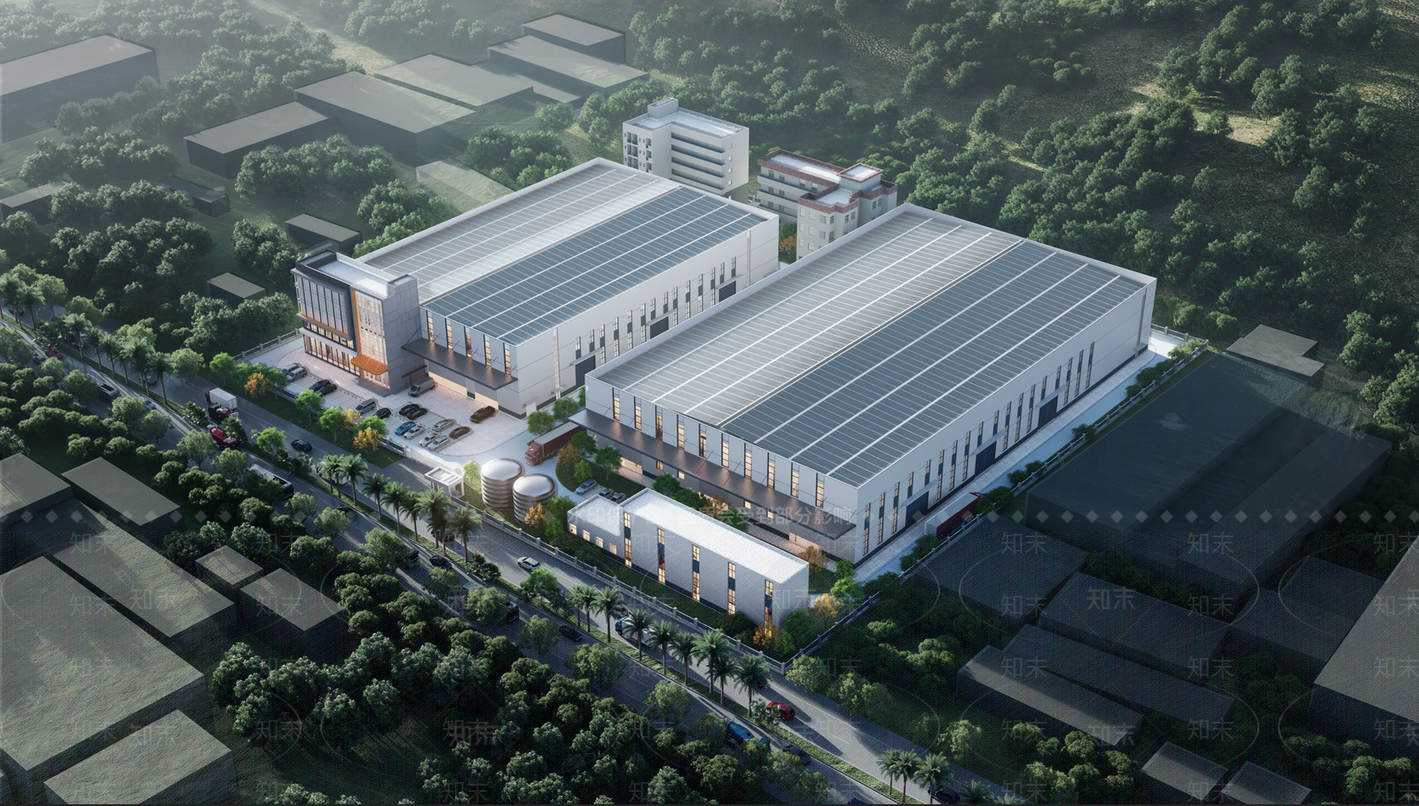 现代韶关官渡厂房SU模型下载【ID:1156782131】
