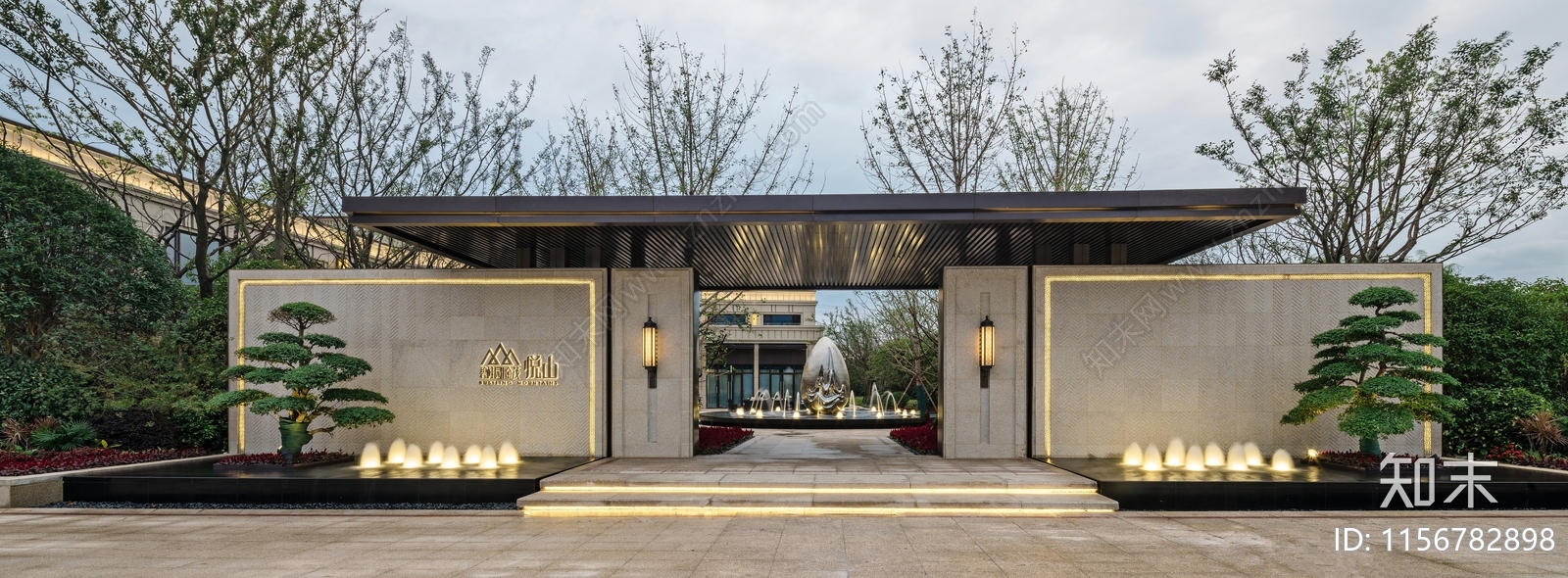 金茂无锡锡北示范区景观施工图下载【ID:1156782898】