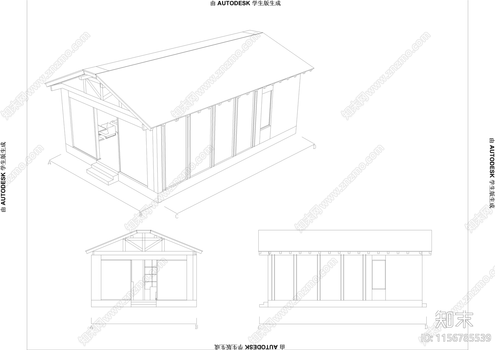 度假景观乡村建设规划图纸cad施工图下载【ID:1156785539】