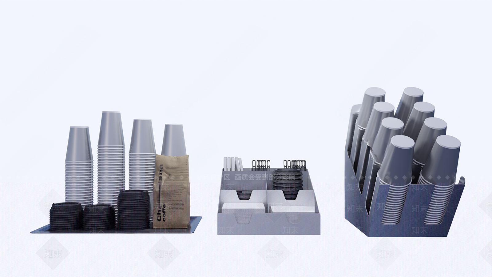 餐具3D模型下载【ID:1156796072】