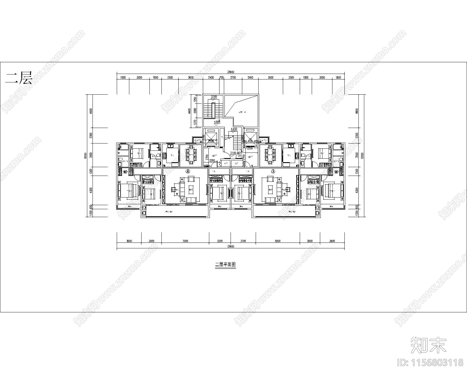 185南北通大面宽洋房全套图纸cad施工图下载【ID:1156803118】