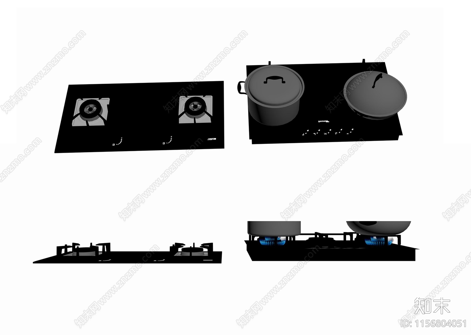 煤气灶SU模型下载【ID:1156804051】