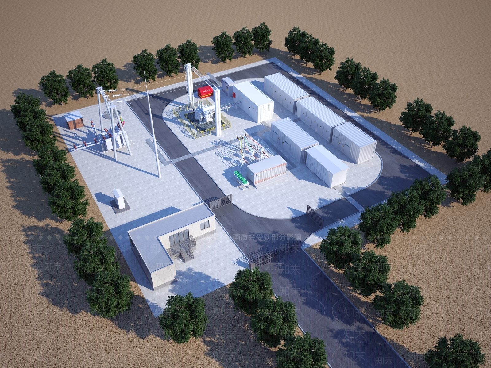 现代厂房3D模型下载【ID:1156818898】