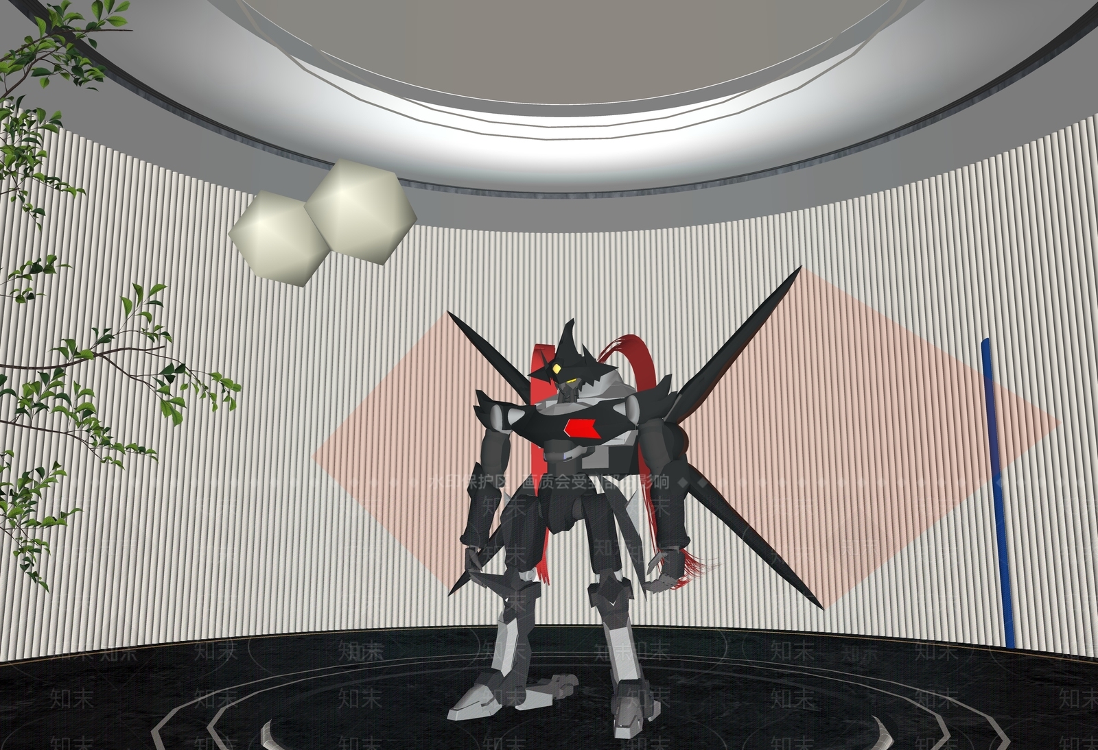 现代高达机器人SU模型下载【ID:1156826107】