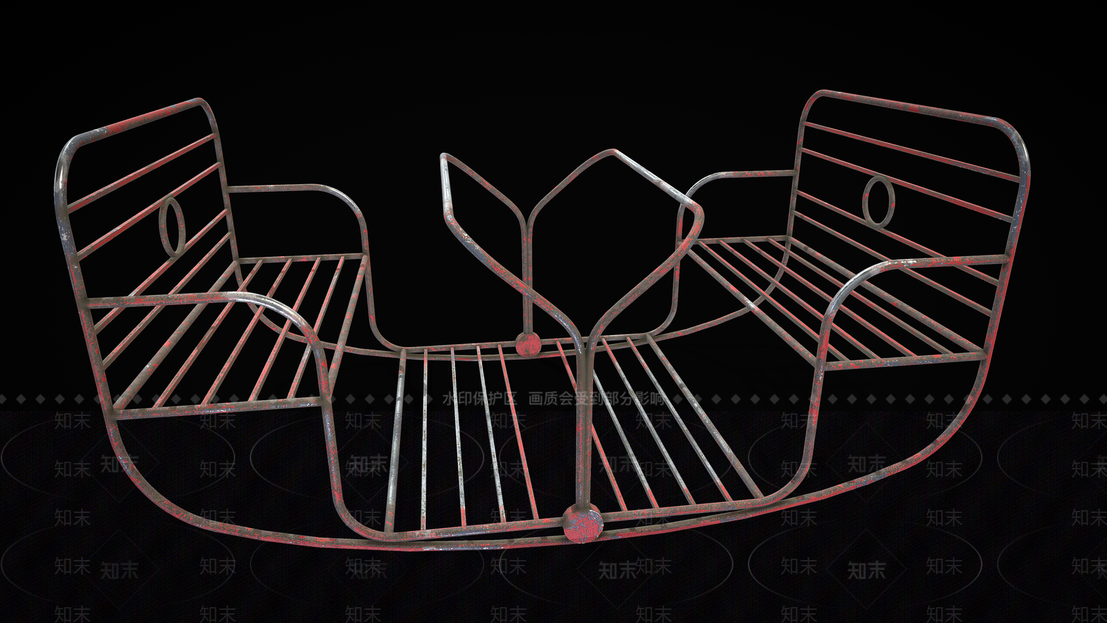 现代跷跷板3D模型下载【ID:1156830174】