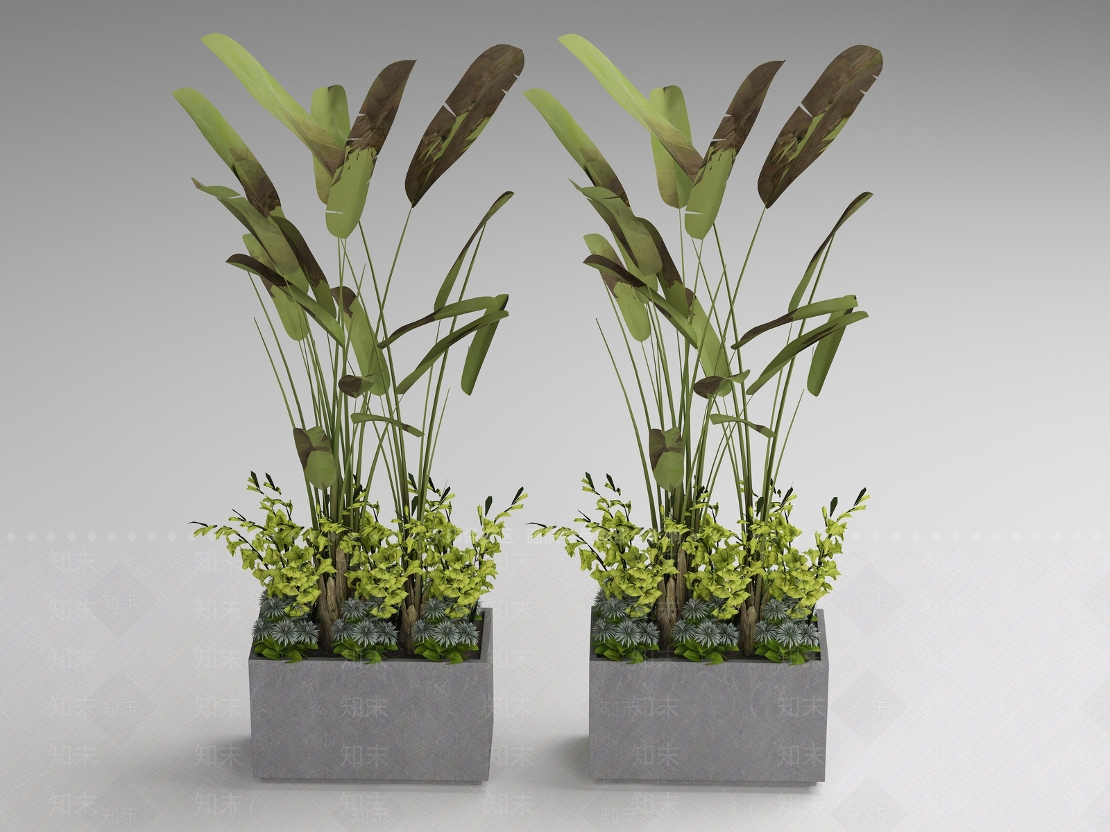 现代花箱3D模型下载【ID:1156846751】