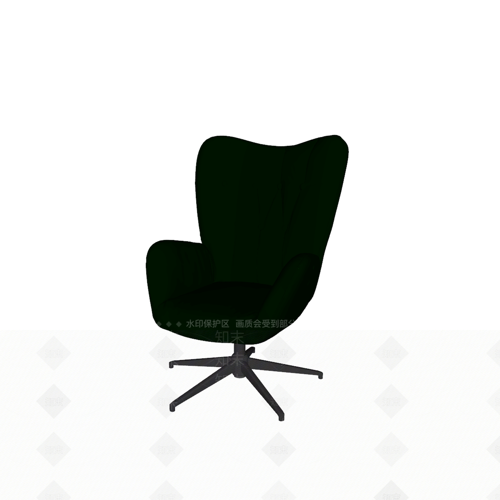 欧式办公椅SU模型下载【ID:1156860703】