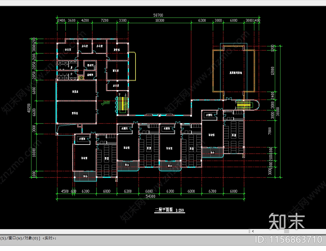 幼儿园cad施工图下载【ID:1156863710】