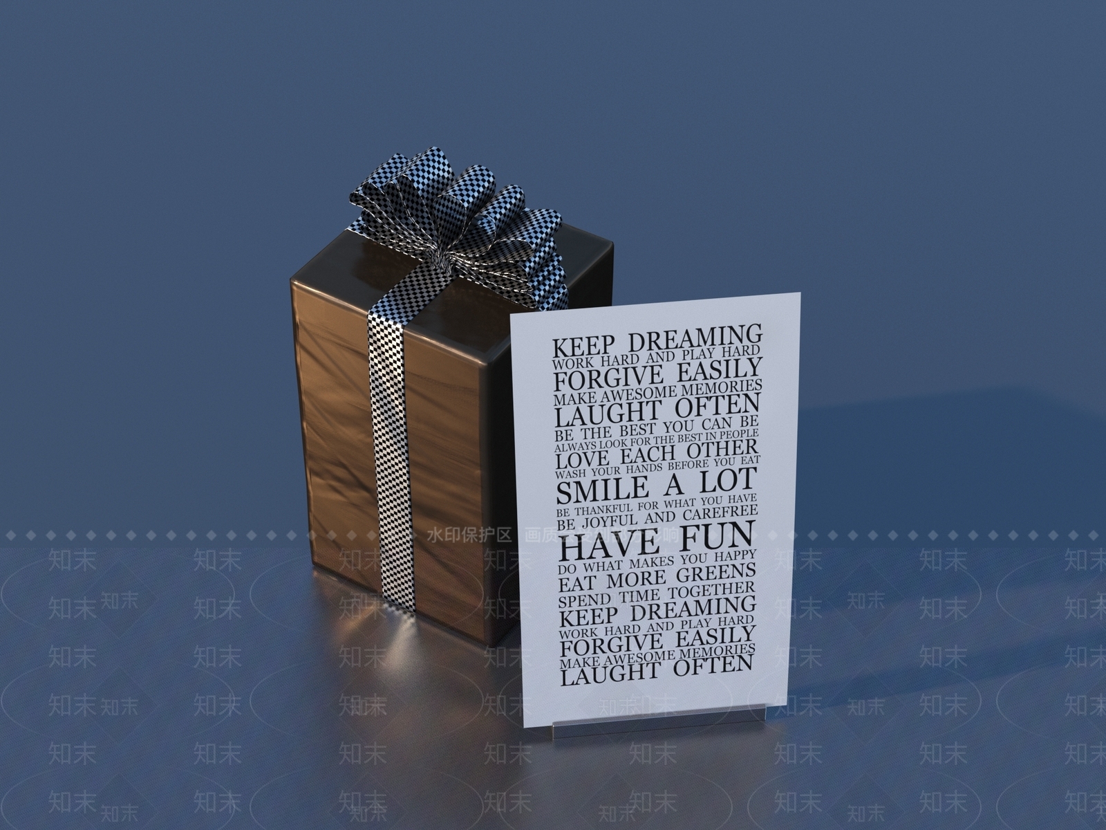 现代礼品盒3D模型下载【ID:1156871592】