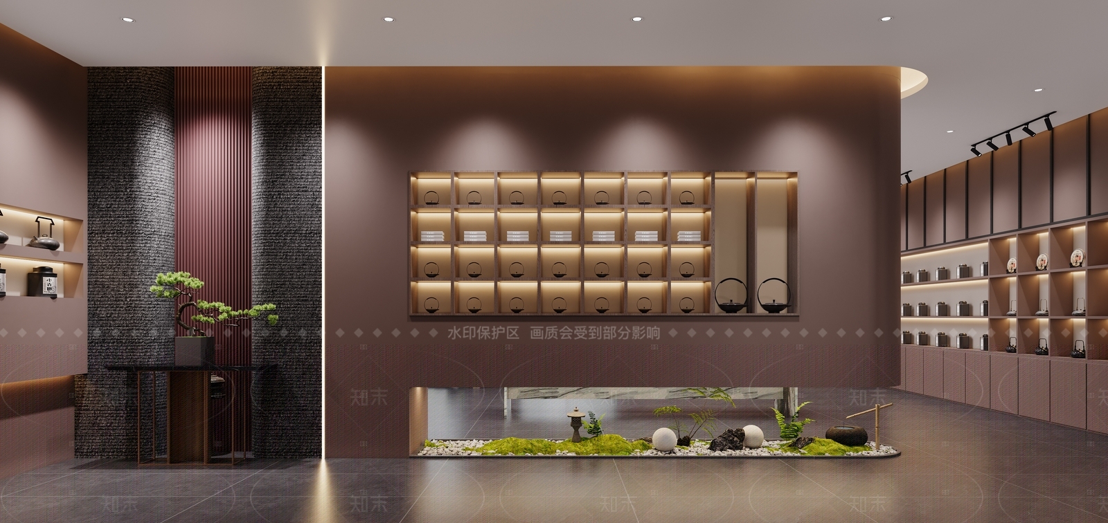 新中式茶叶店3D模型下载【ID:1156872436】