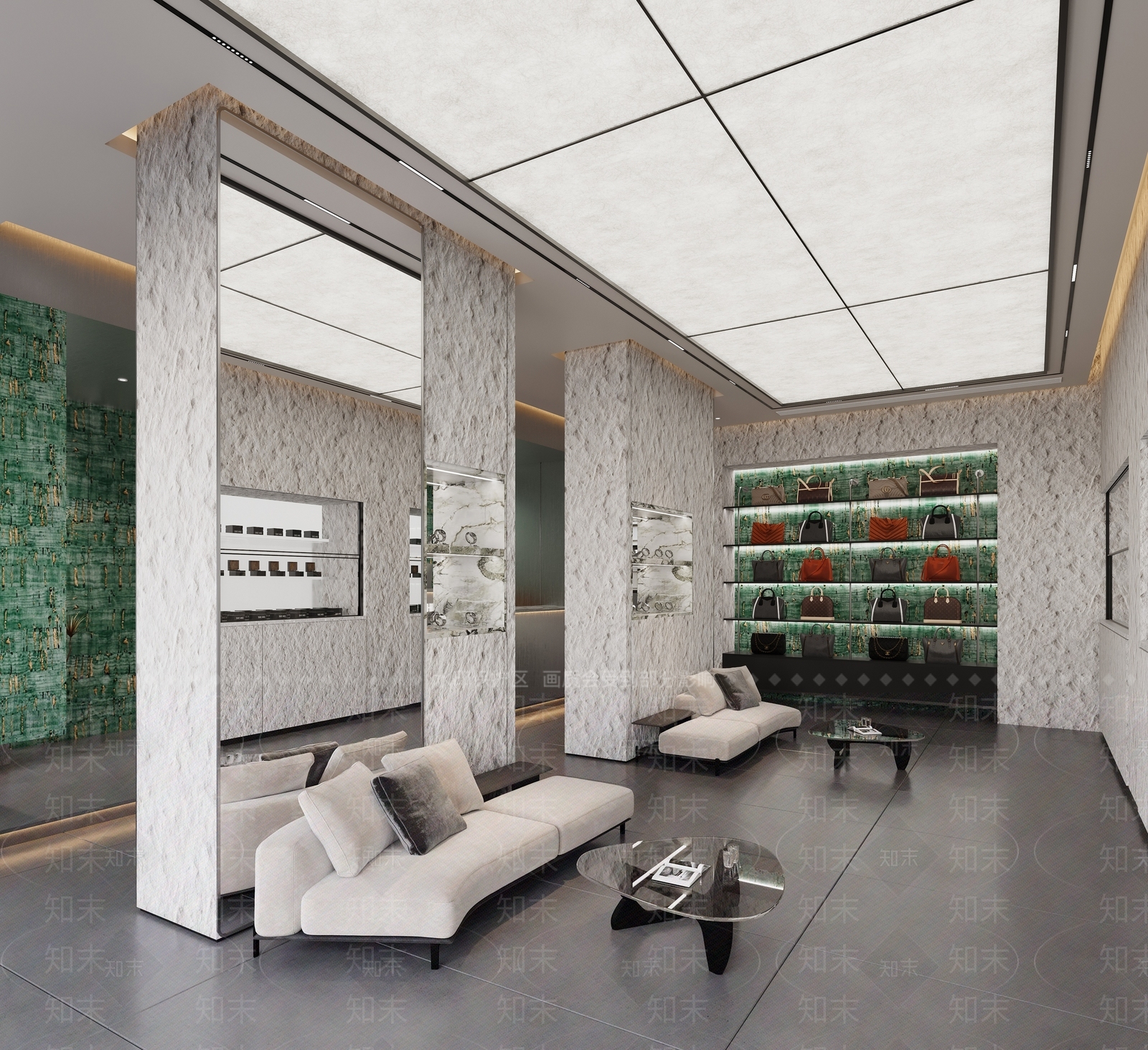 现代奢饰品店3D模型下载【ID:1156874300】
