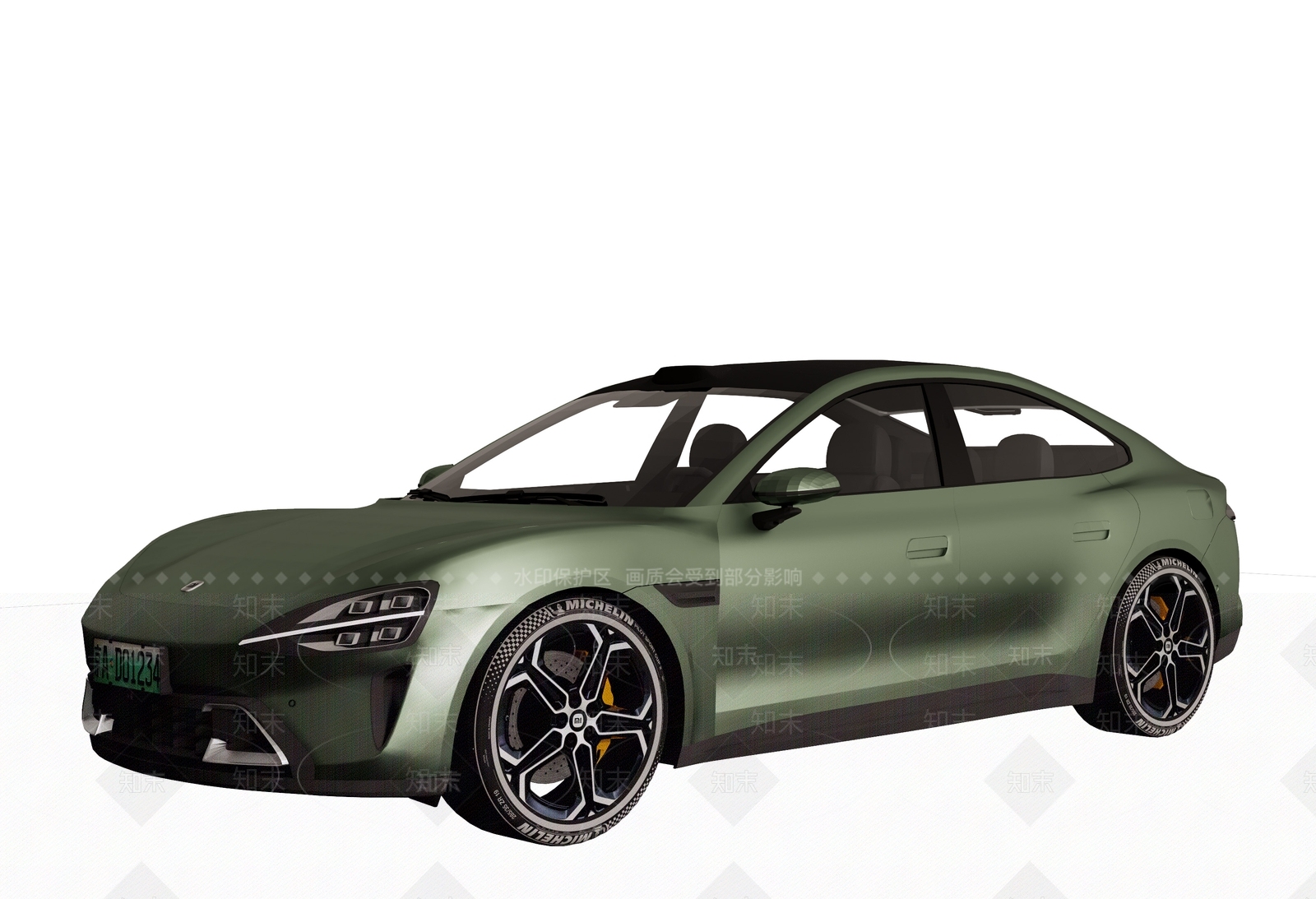 小米7汽车SU模型下载【ID:1156880226】