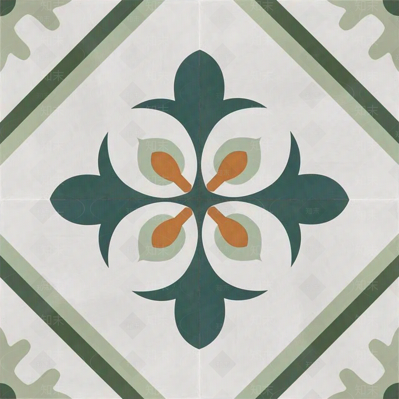 摩洛哥复古民族风彩色拼花花砖贴图下载【ID:1156882174】