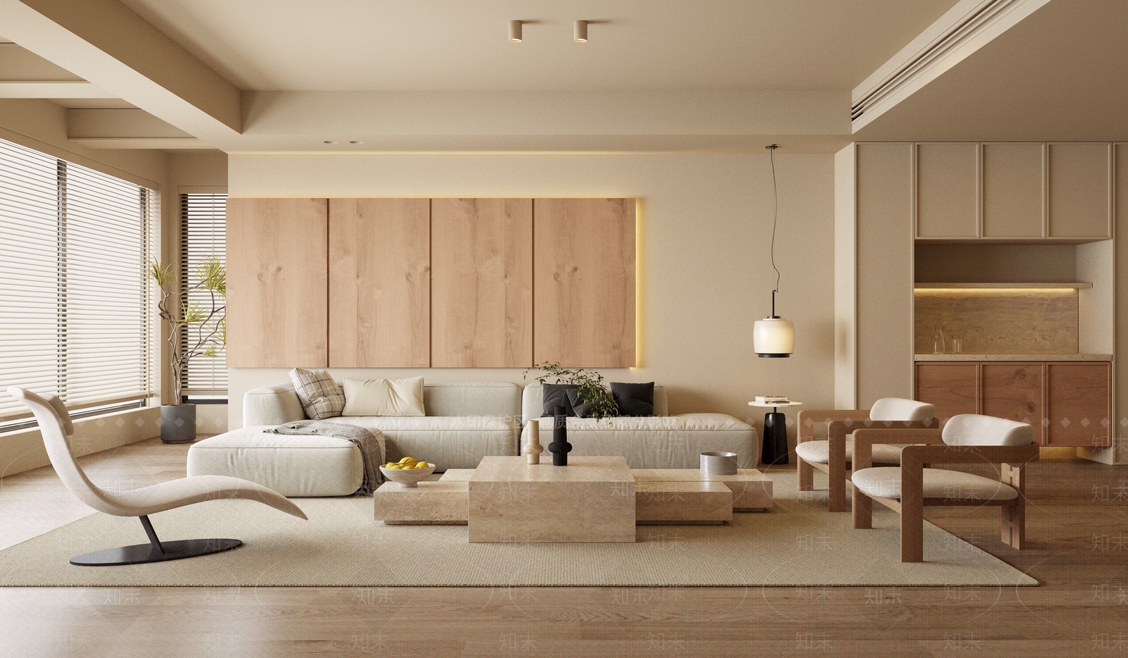 L型多人沙发沙发组合SU模型下载【ID:1227567906】